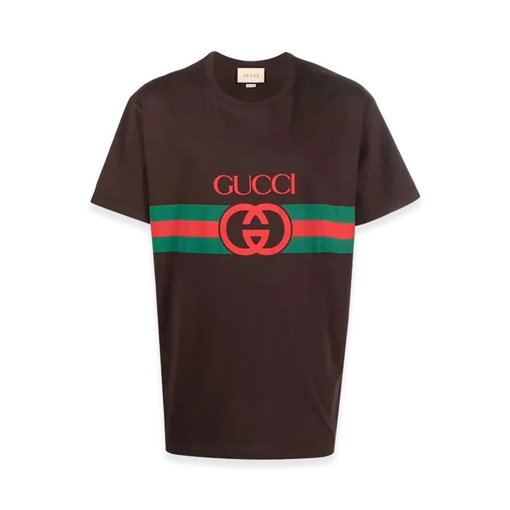 GUCCI T-Shirt "Brown"