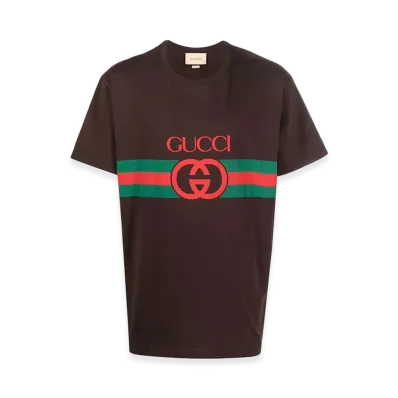 GUCCI T-Shirt "Brown"