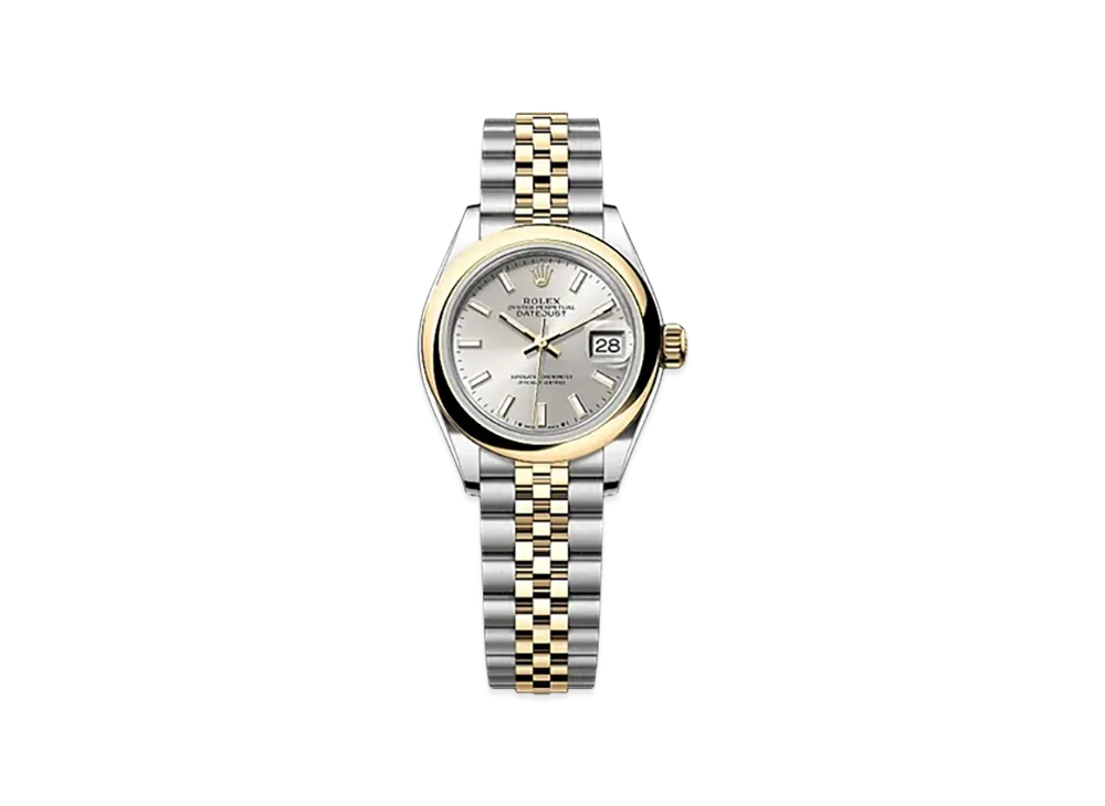 ROLEX Lady-Datejust 28mm Oystersteel & Yellow Gold 279163 "Silver"