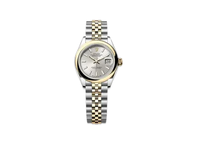 ROLEX Lady-Datejust 28mm Oystersteel & Yellow Gold 279163 "Silver"