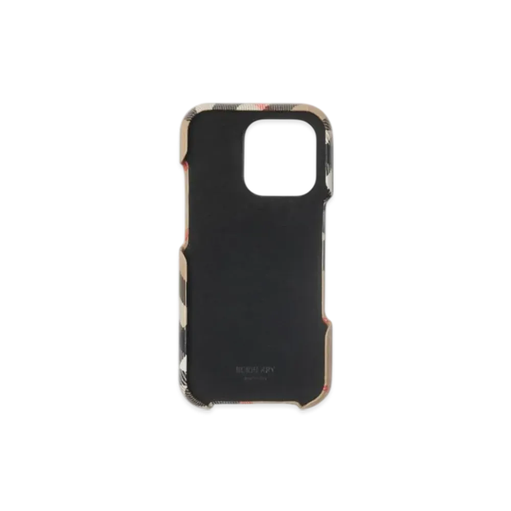 Burberry Check iPhone 16 Pro Case "Sand"