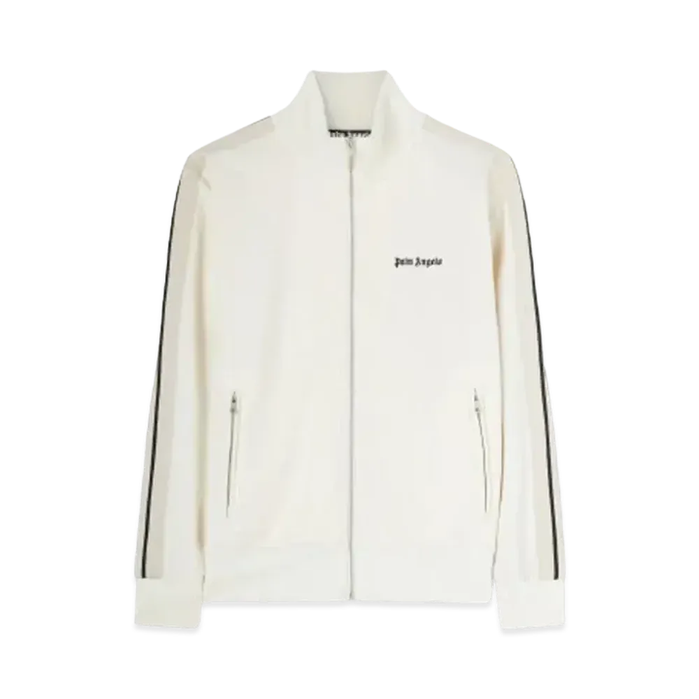 PALM ANGELS Logo Track Jacket "Butter Black"