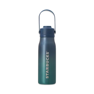 STARBUCKS Handle Lid Stainless Steel Bottle Dual 532ml "BlueGradient"