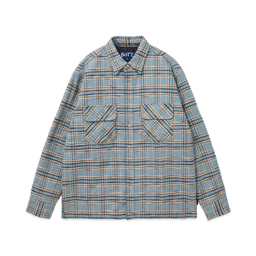 BoTT Quilted Flannel Shirt "Blue"