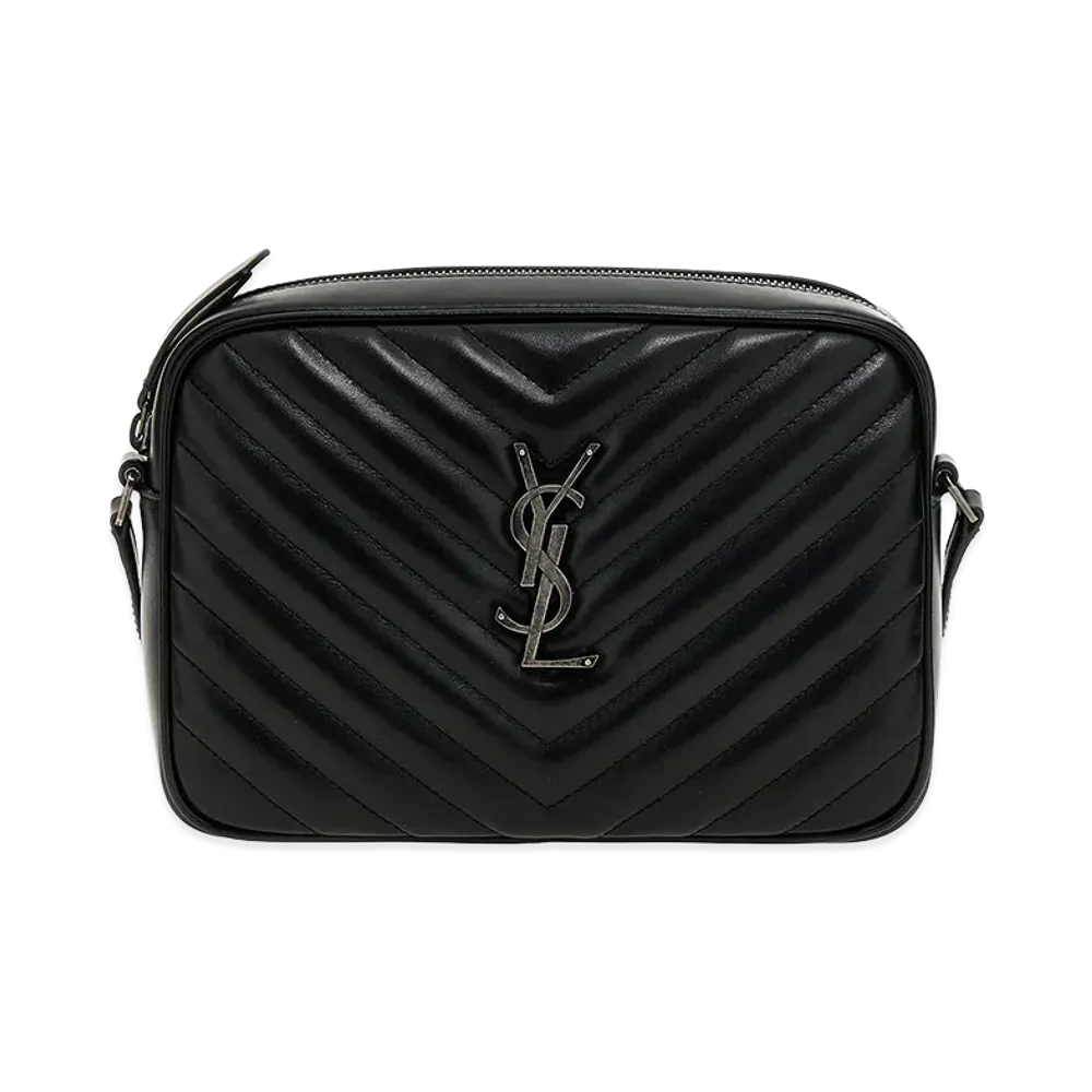 Saint Laurent Women's Camera Bag Lou Crossbody Bag "Black"