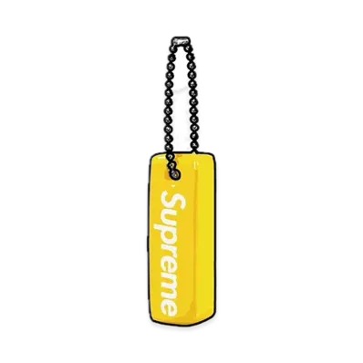Supreme Floating Keychain "Yellow"