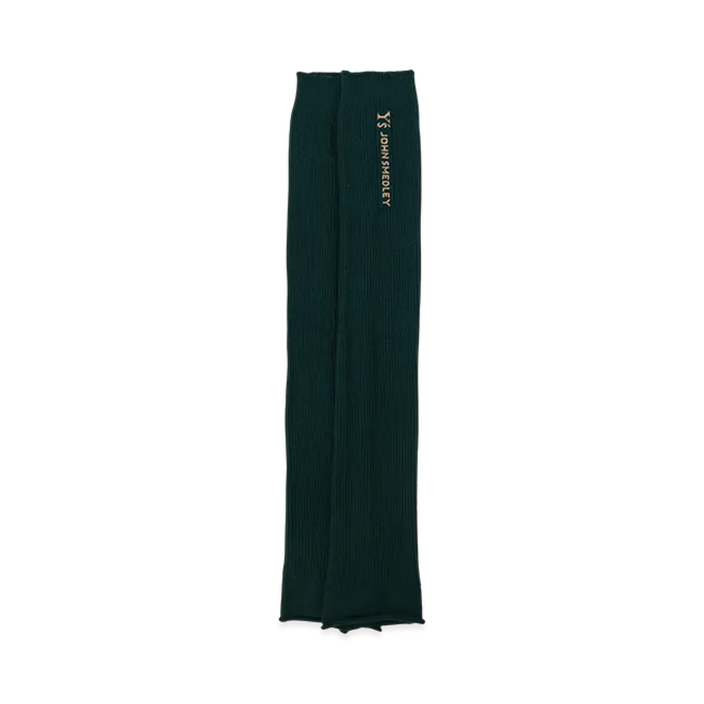Y's x John Smedley Ribbed Arm Warmer "Green"