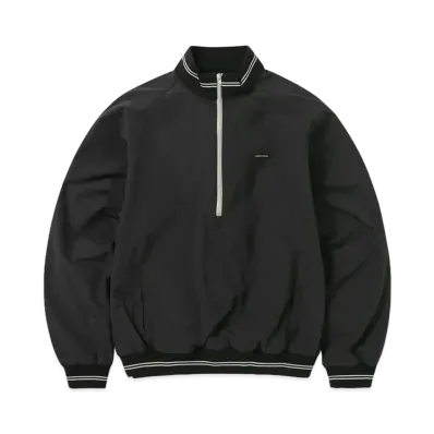 thisisneverthat Nylon Half Zip Pullover "Black"