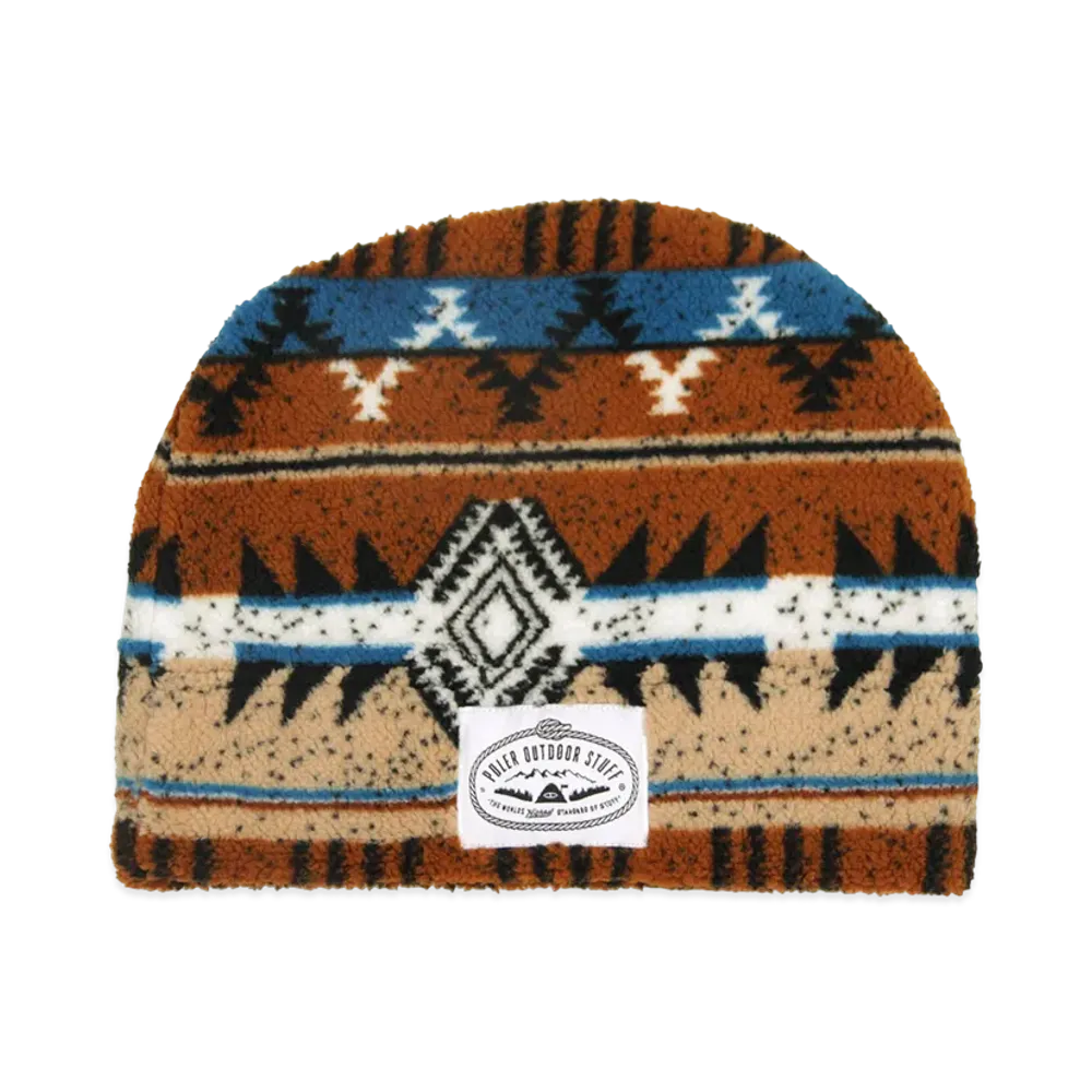 POLeR Boa Fleece Beanie "Brown"