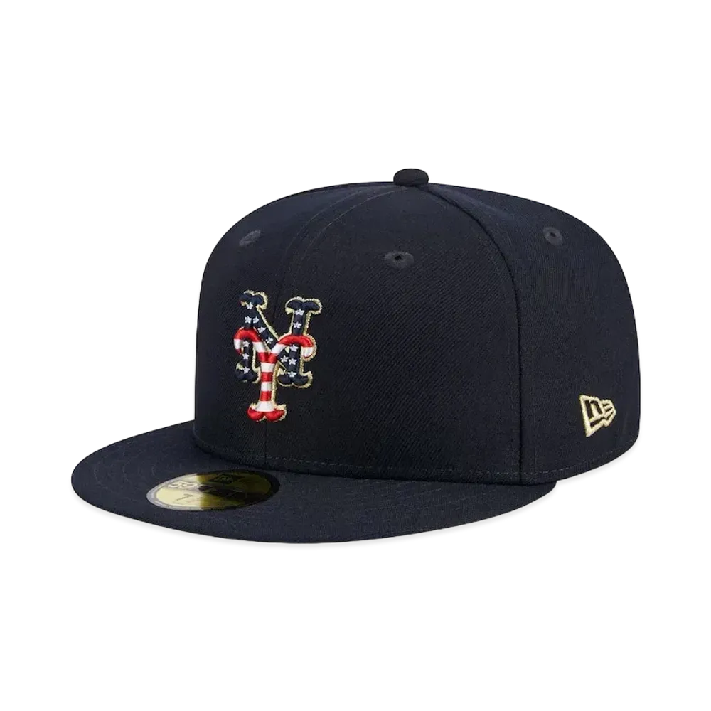 NEW ERA 5950 MLB July4 23 NVY JP New York Mets "Navy"