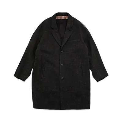 visvim HAMMONS COAT (TWEED) "Black"