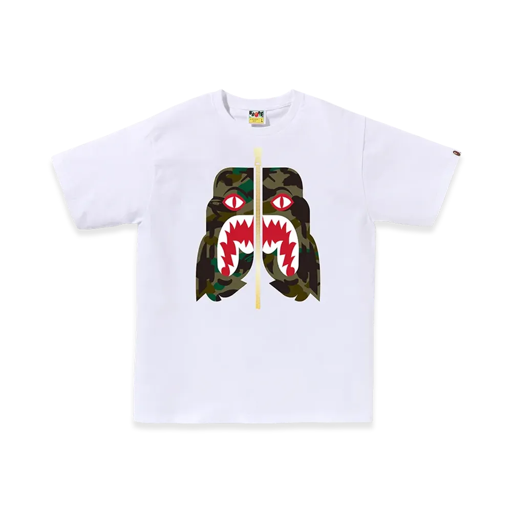 A BATHING APE Tiger Tee "White"