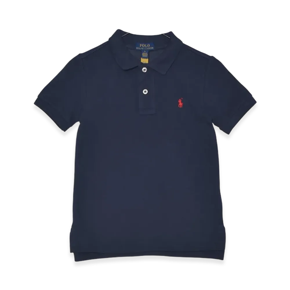 Polo Ralph Lauren Cotton Mesh Polo Shirt "Refined Navy"