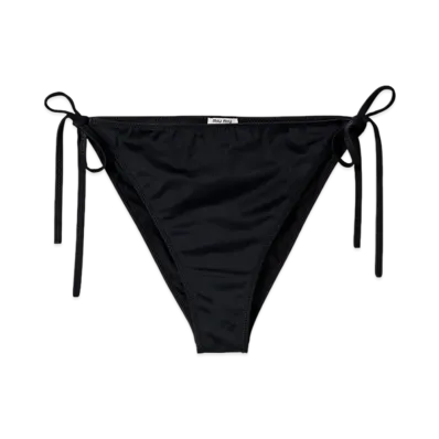 MIU MIU Women's Jersey Panties "Black"
