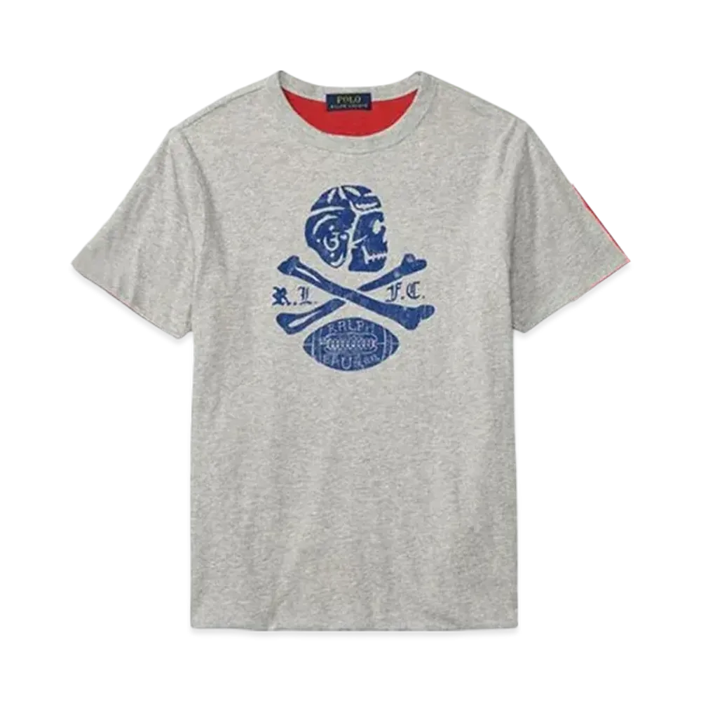 Polo Ralph Lauren Kids Reversible Cotton Graphic Tee "Grey"