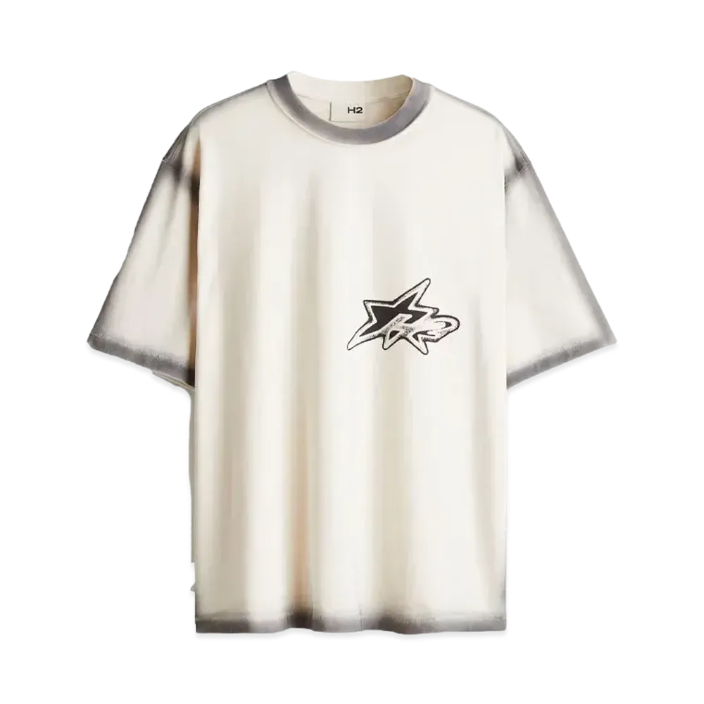 HERONPRESTON x H&M H2 Printed T-shirt "White/Black"