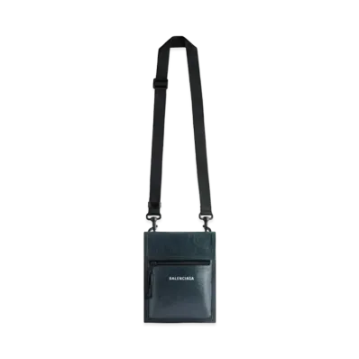 BALENCIAGA Explorer Small Pouch With Strap "Dark Blue"