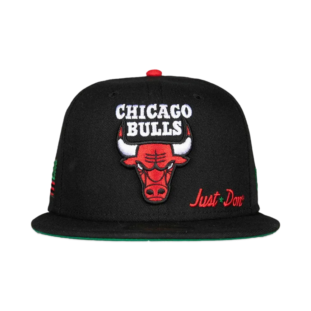 Just Don Chicago Bulls Juneteeth Cap "Black"