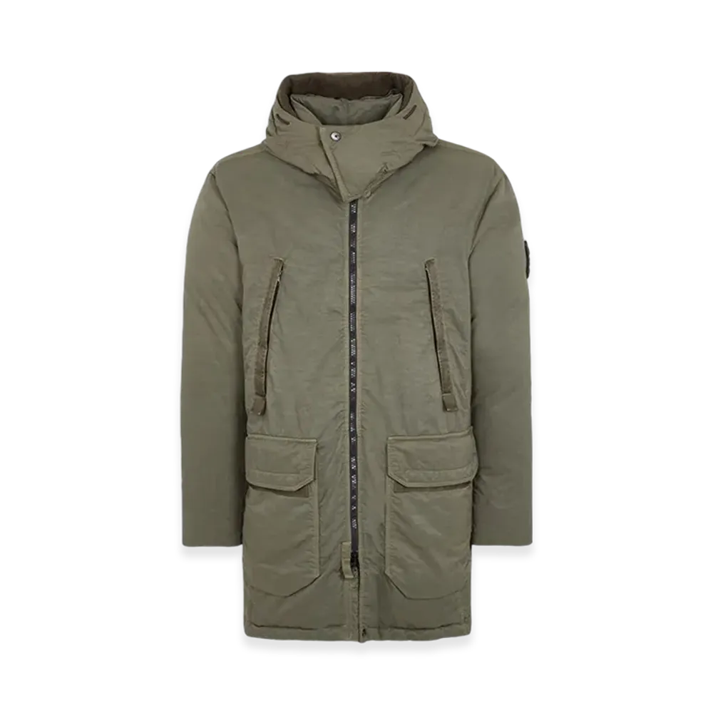 Stone Island 71321 Opaque Nylon Twill Down Jacket - 23FW "Olive Green"