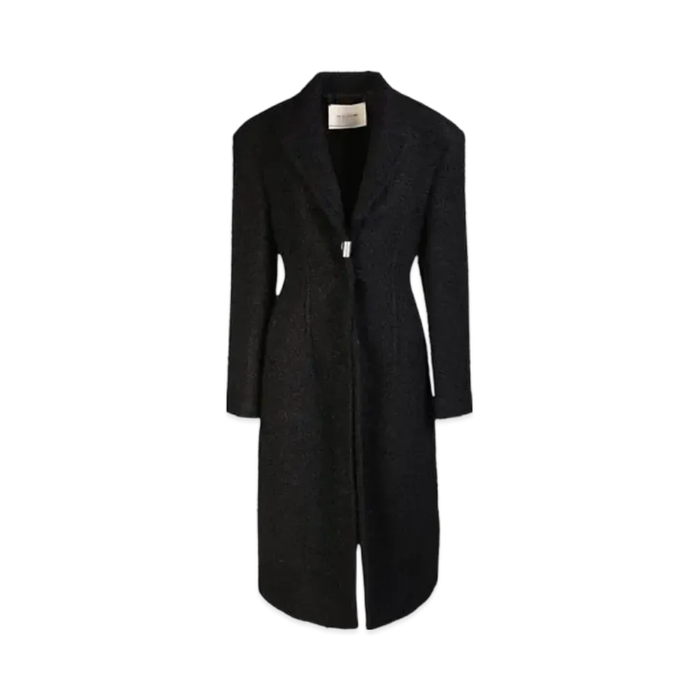 1017 ALYX 9SM Faux-Fur Single-Breasted Coat "Brown"