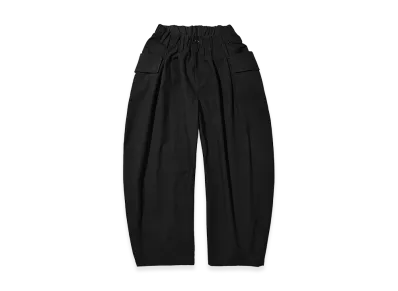 CLESSTE Side Flap Curve Pants "Black"