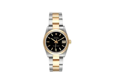 ROLEX Datejust "Black/Stainless Steel/Yellow Gold"