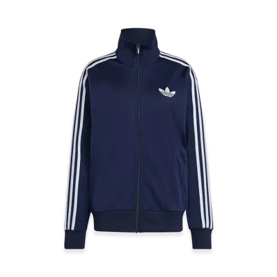 adidas Women's Firebird Loose Track Top "Night Indigo/Off White"