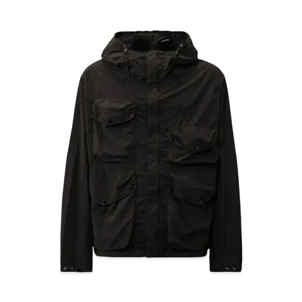 C.P. Company Flatt Nylon Goggle Jacket "Total Eclipse Blue"