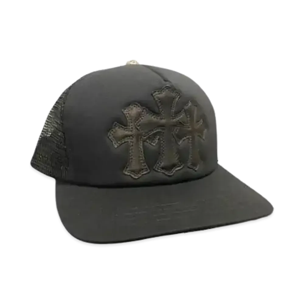 Chrome Hearts Cemetery Trucker Hat "Black"