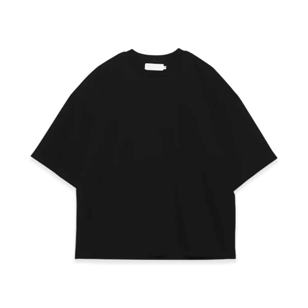 Graphpaper Fine Smooth Crew Neck Tee "Black"