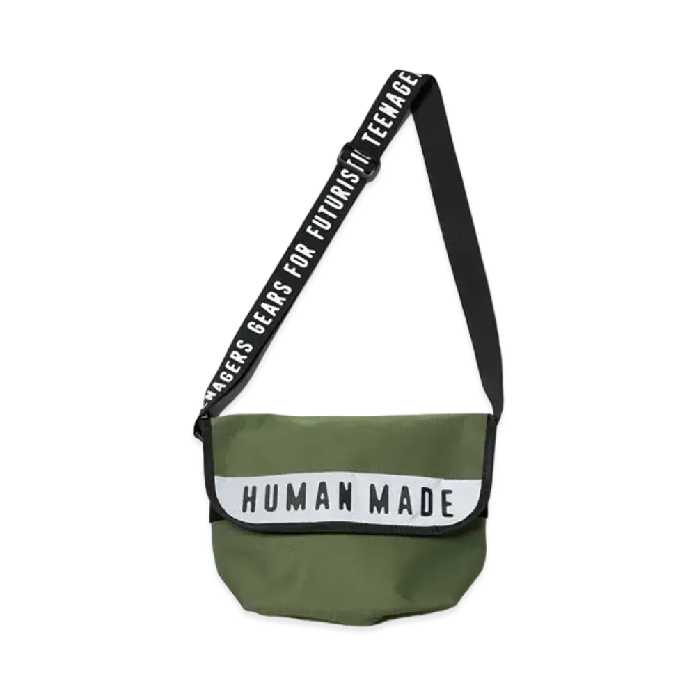 HUMAN MADE Messenger Bag Medium "Olive Drab"