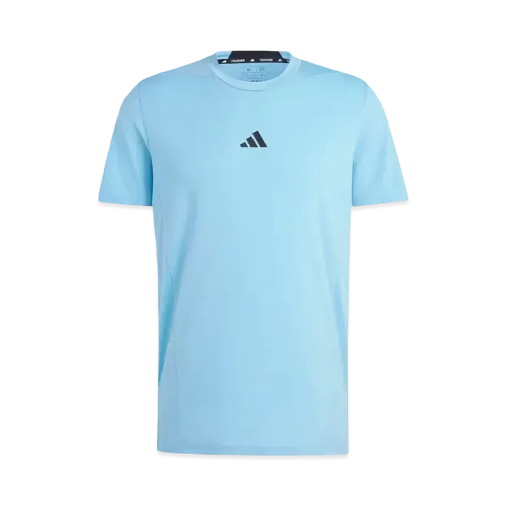 adidas Designed for Training Workout Short Sleeve T-shirt "Semi Blue Burst"