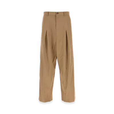 LOEWE Camel Cotton Wide-Leg Pant "Camel"