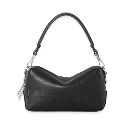 FENDI Small Leather Handbag "Black"