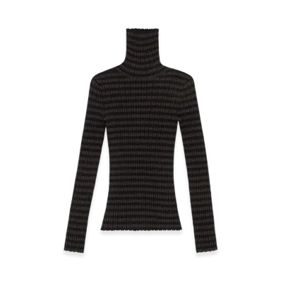 MM6 Maison Margiela Rib Turtleneck "Black"