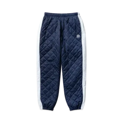 BlackEyePatch Small OG Label Quilted Track Pants "Navy"