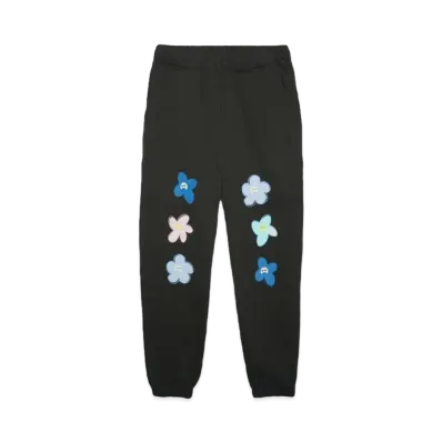NISHIMOTO IS THE MOUTH FLOWER SWEAT PANTS "BLACK"