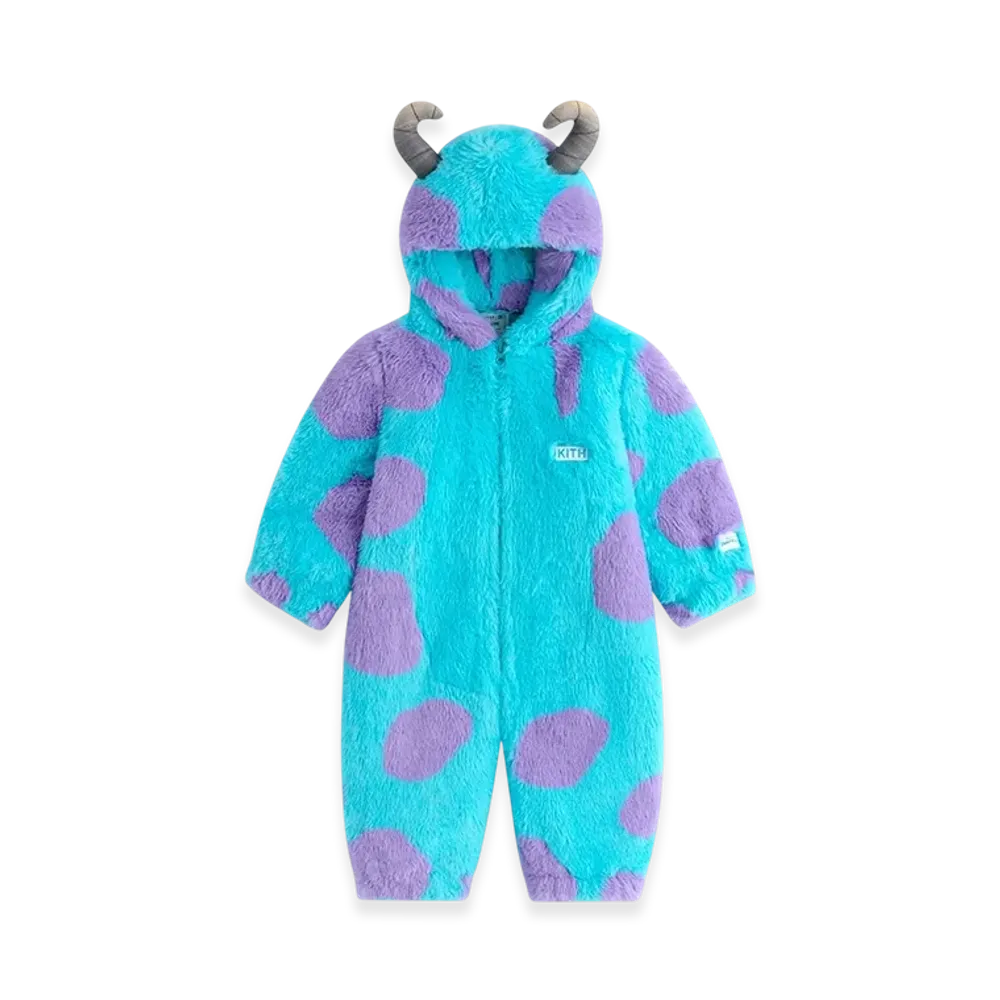 Kith x Disney Pixar Baby Monsters Inc. Sulley Fur Coverall "Multi"