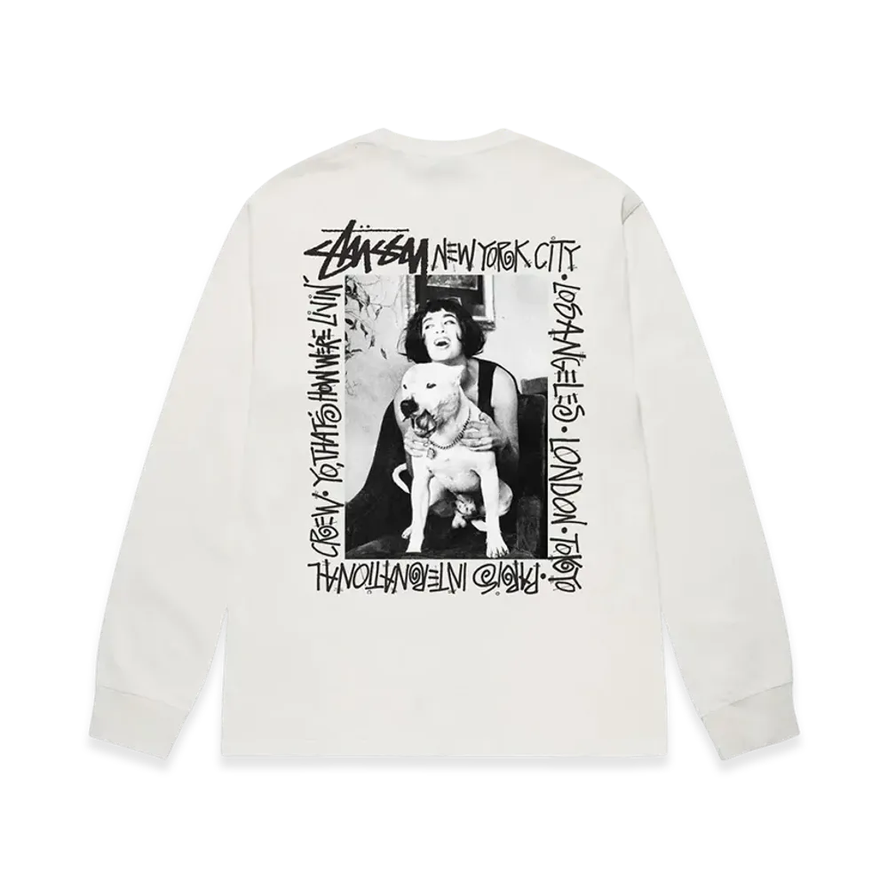 Stussy How We're Livin' Pigment Dyed LS Tee "Natural"