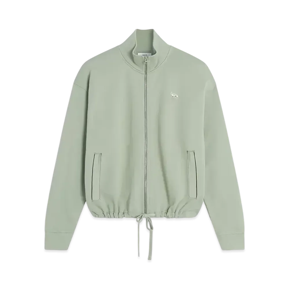 Maison Kitsune Baby Fox Patch Zip Blouson "Court Green"