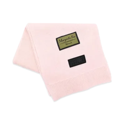 MM6 Maison Margiela Wool Blend Scarf "Rose Pink"