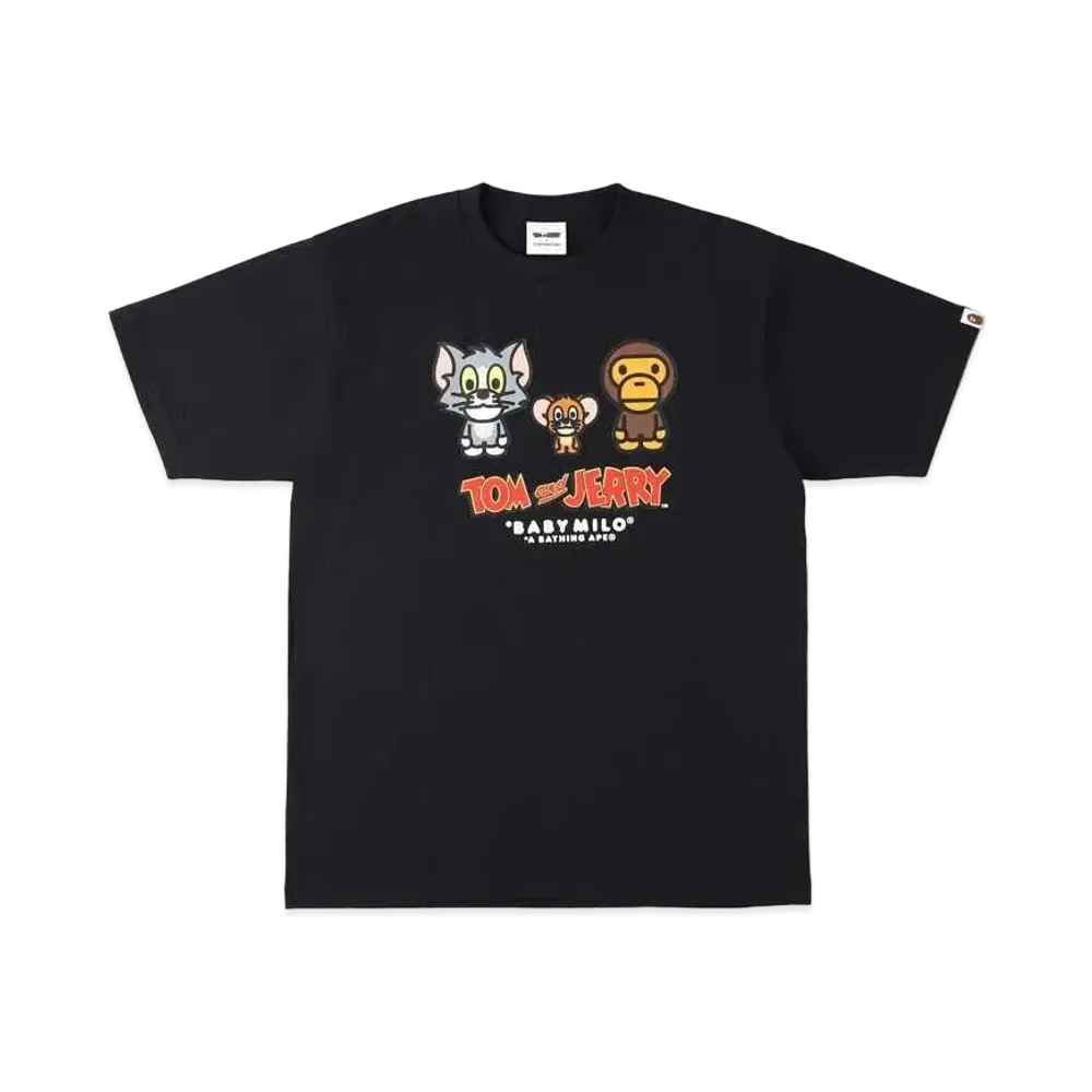 A BATHING APE / TOM AND JERRY BABY MILO TEE 2 "Black"