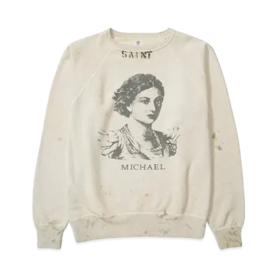 SAINT Mxxxxxx RAGLAN SWEAT MICHAEL "Grey"