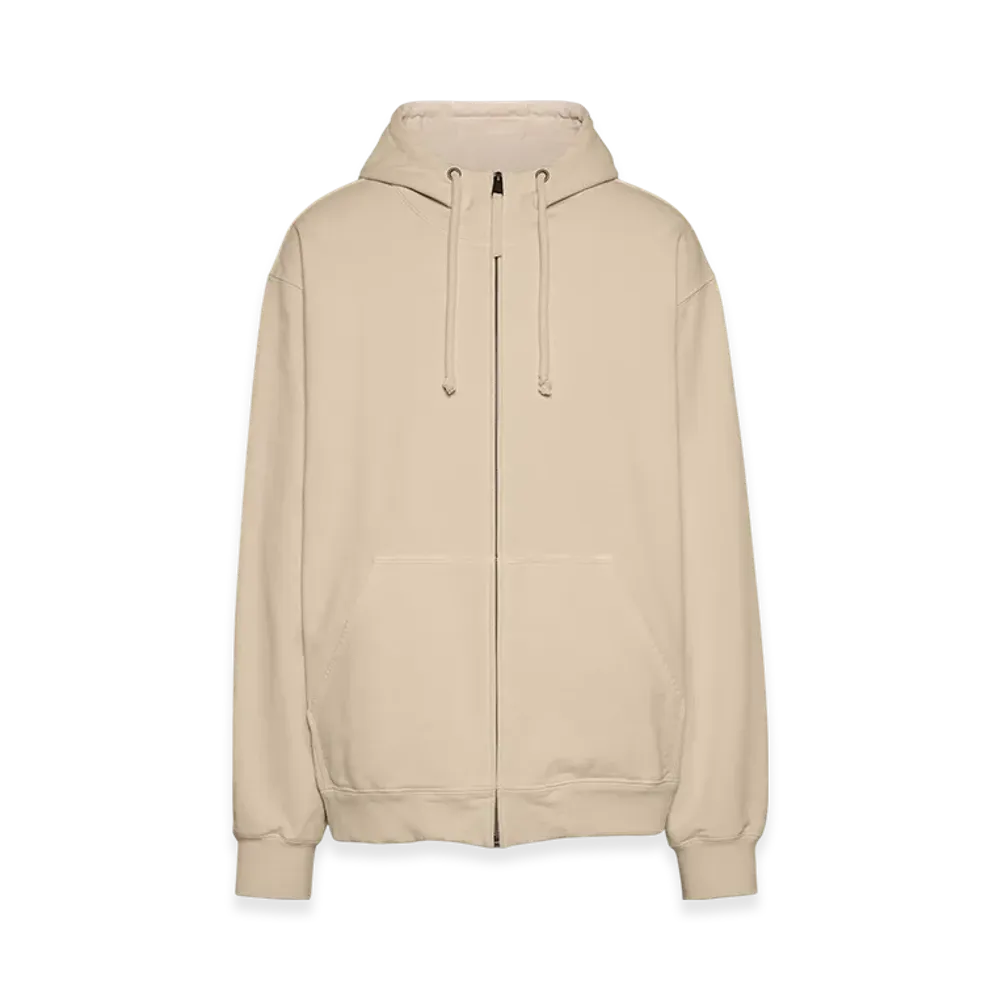 Maison Margiela Men's Embroidered Logo Hoodie "Pink Beige"