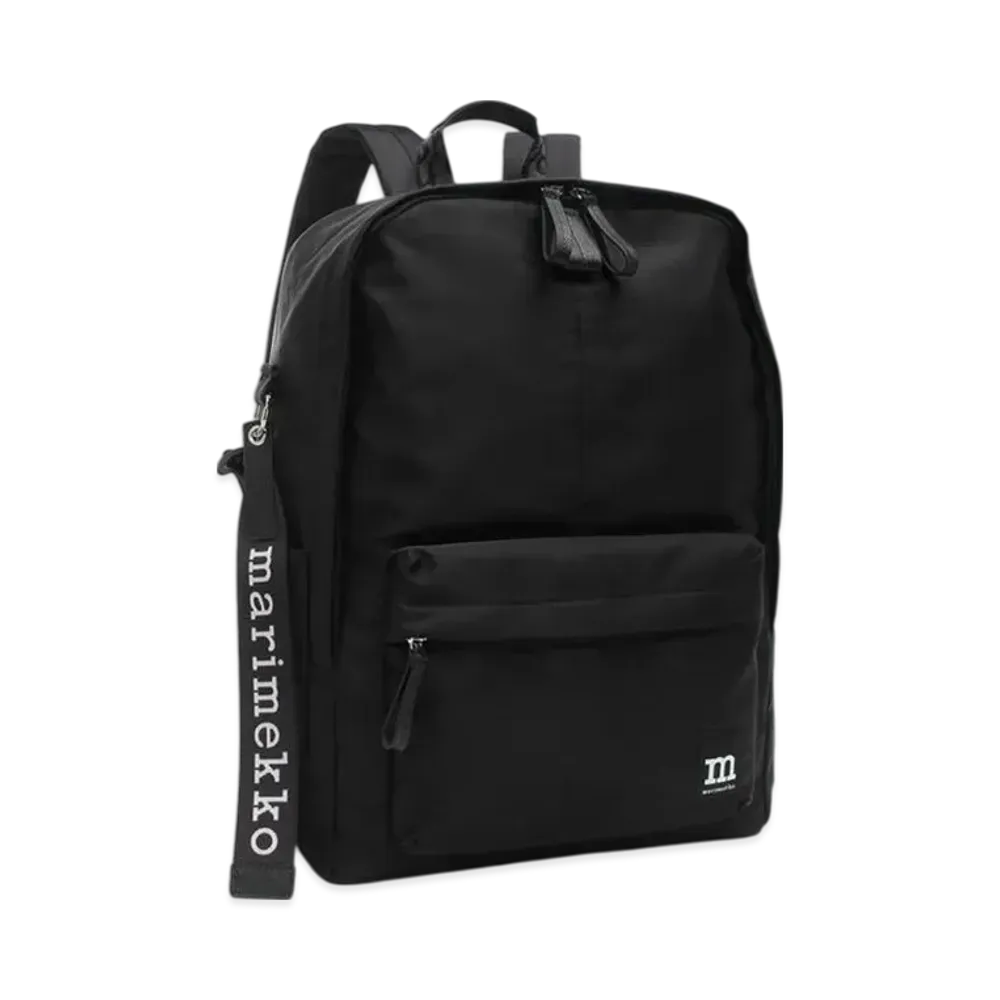 Marimekko Zip Top Backpack Solid "Black"