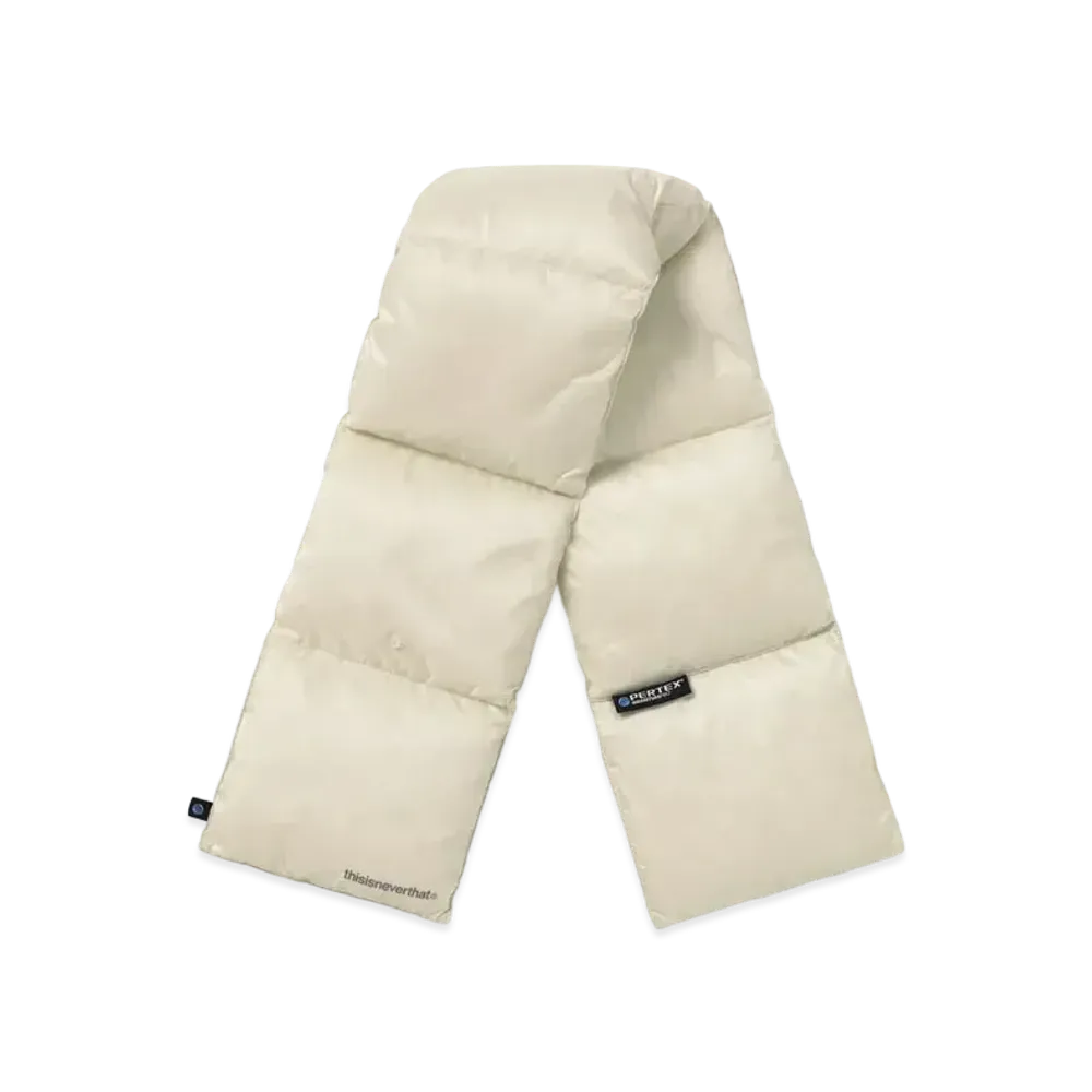thisisneverthat PERTEX T Down Scarf "Bone"