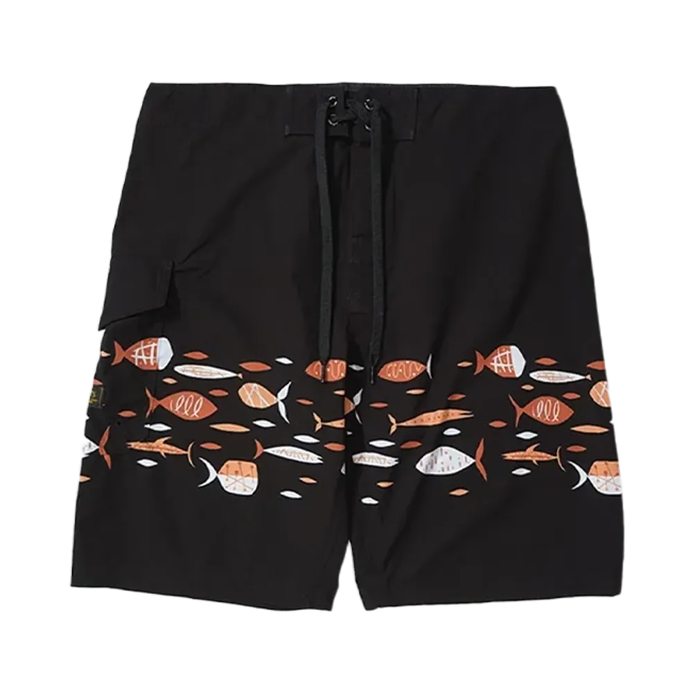 RATS SURF SHORTS "BLACK"