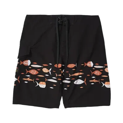 RATS SURF SHORTS "BLACK"