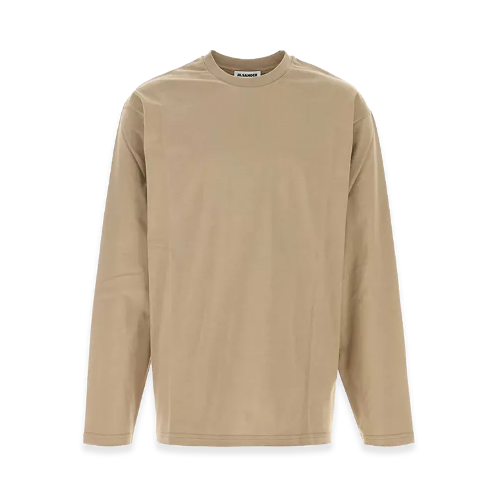 Jil Sander Cotton T-Shirt "Camel"