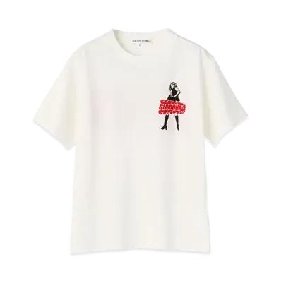 HYSTERIC GLAMOUR Kids Vixen Girl Tee "White"